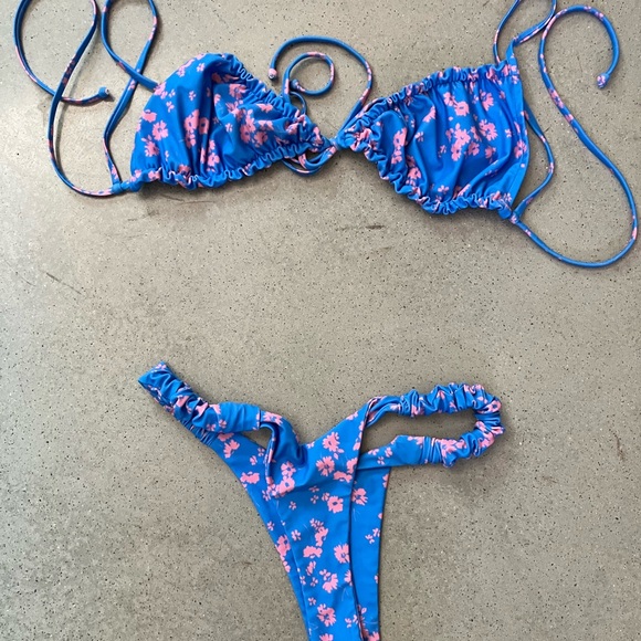 Kulani Kinis | Swim | Kulani Kinis Blue Bikini Set | Poshmark